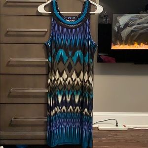 Polyester/spandex dress